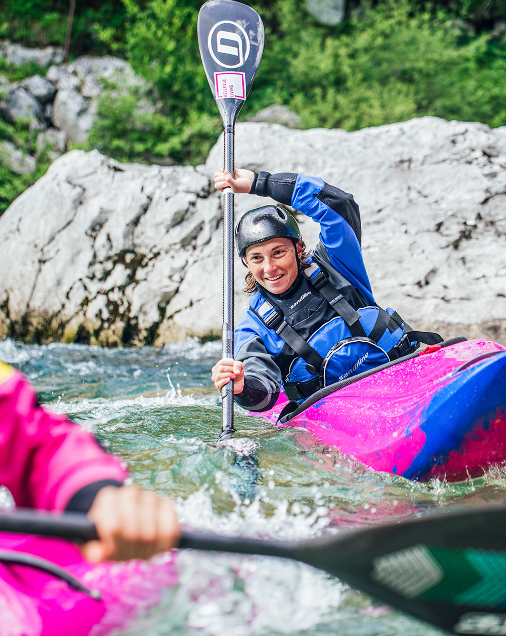 SANDILINE KVINDE TØRDRAGT EXTREME 4L Sort/Blå